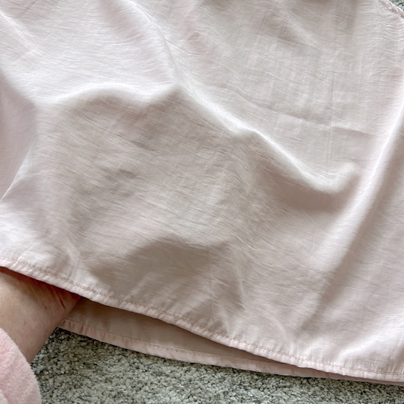 Pink Sleeveless Ruffle Front Blouse - Picture 6 of 13